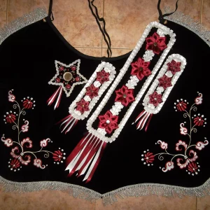 Conjunt grog, blanca i vermella